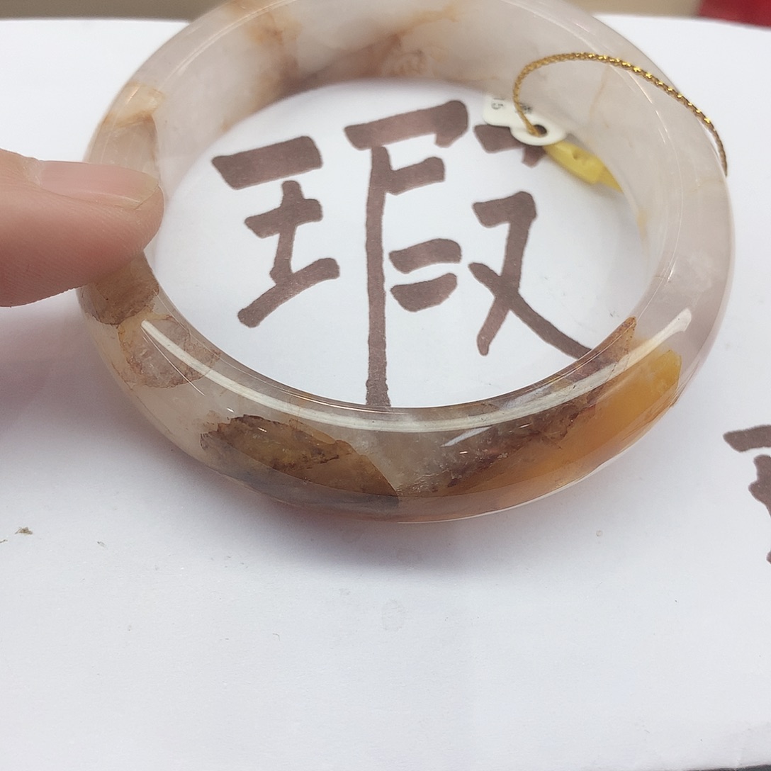 水晶手镯未镶嵌007（瑕疵5758