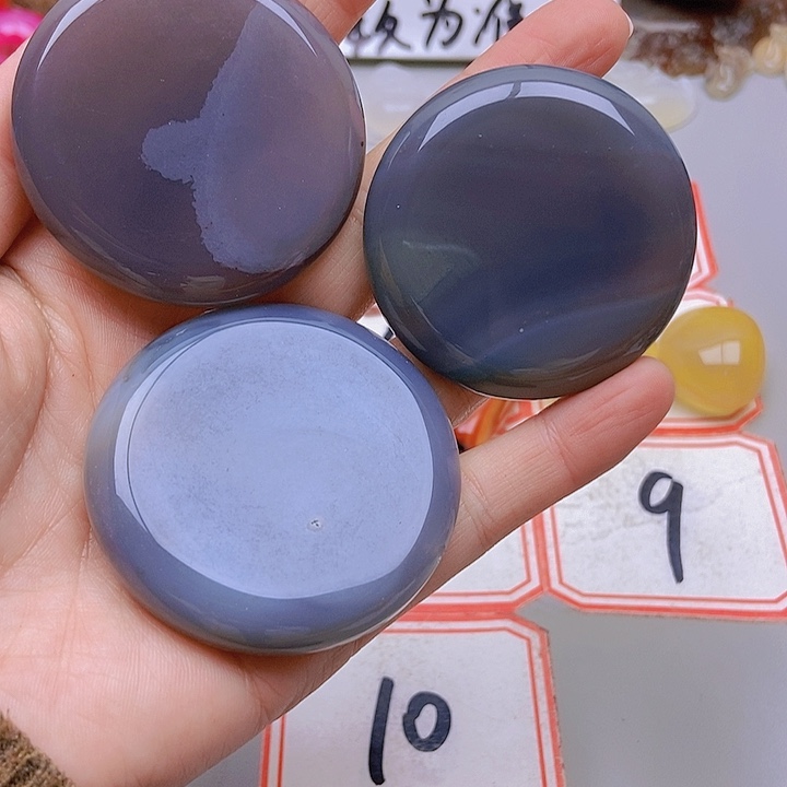 【闪购商品】未镶嵌玛瑙/玉髓珠宝半成品安*@