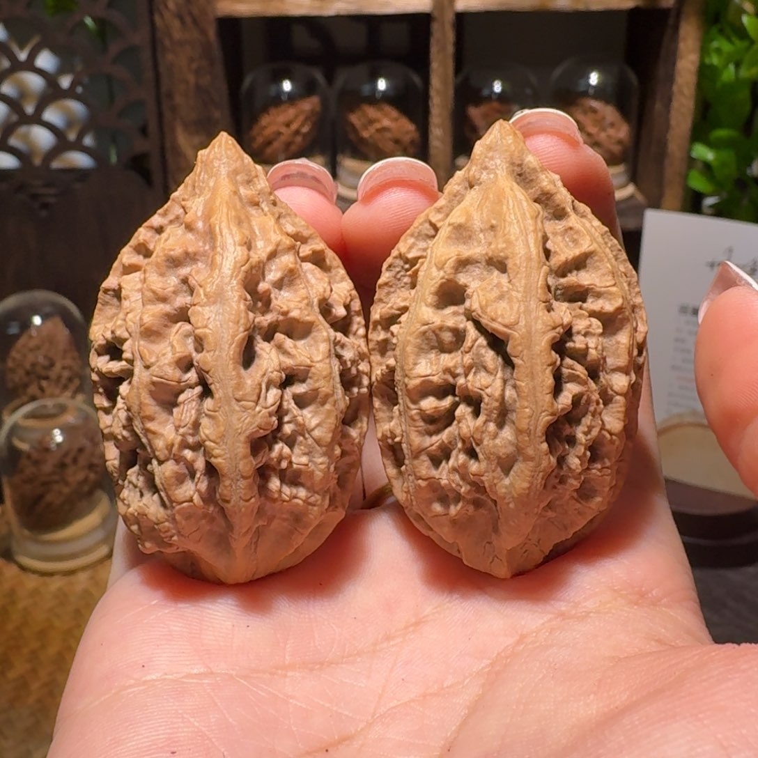 文玩核桃把件豆粒枪