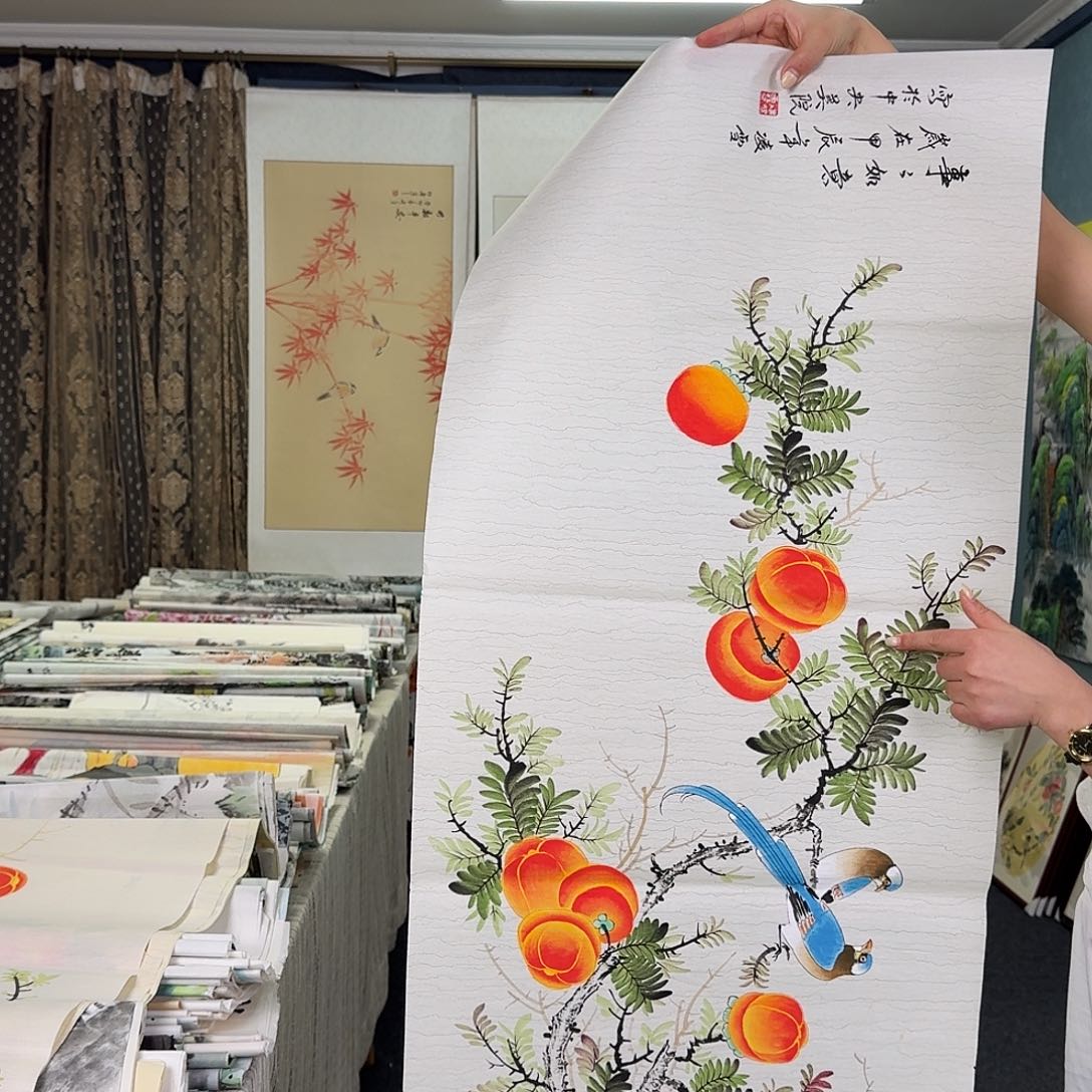 纯手绘年画好作品