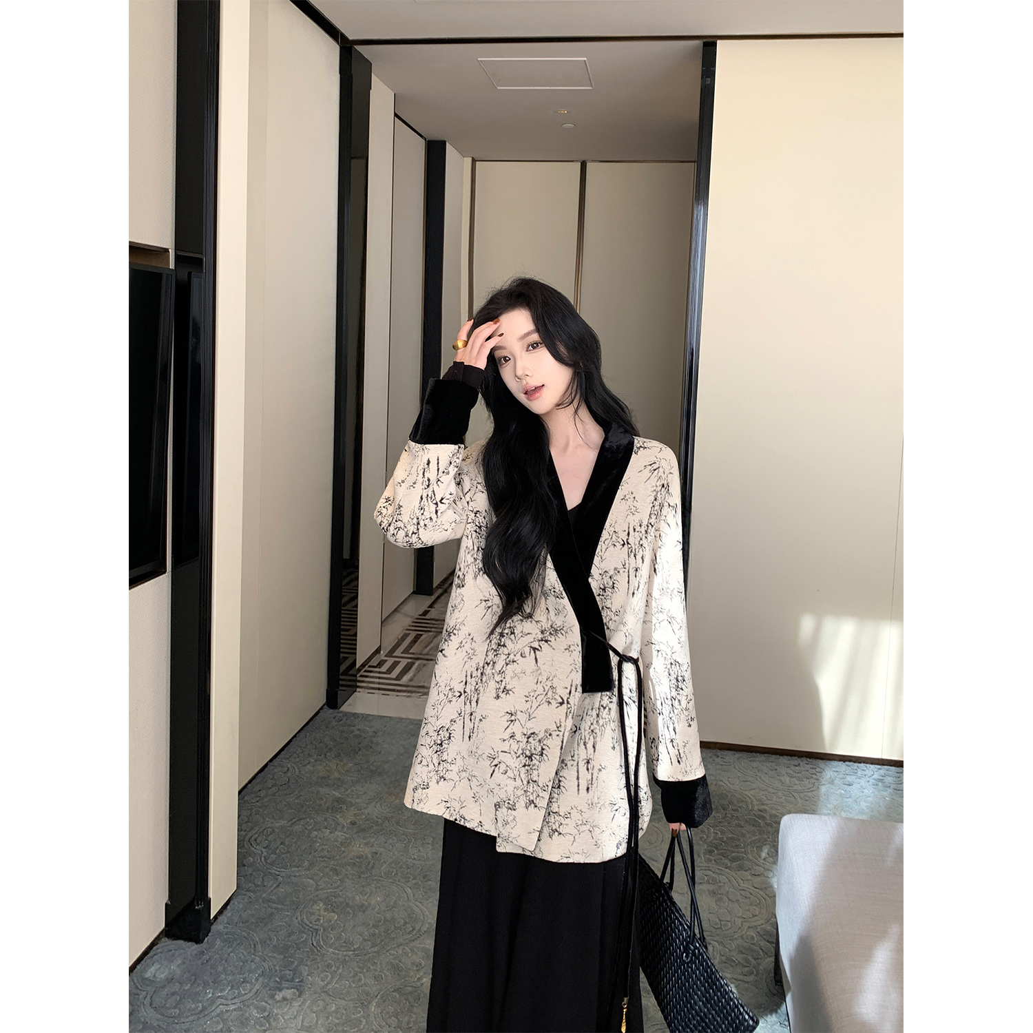 有洧Youwei【竹雨潇潇】2025年巨好看百搭气质新中式羽绒服25SS0994