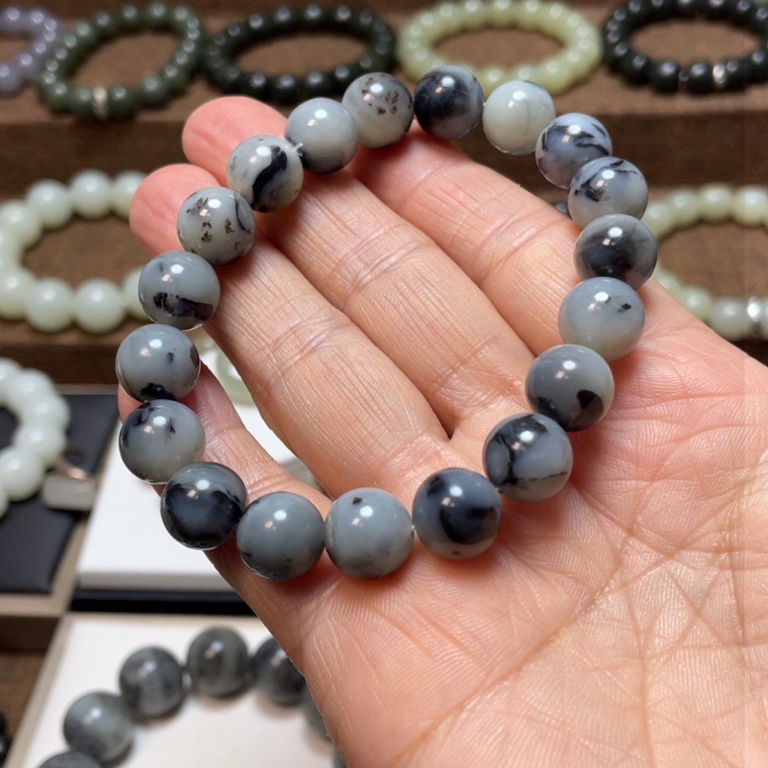 未镶嵌手链和田玉（白玉）