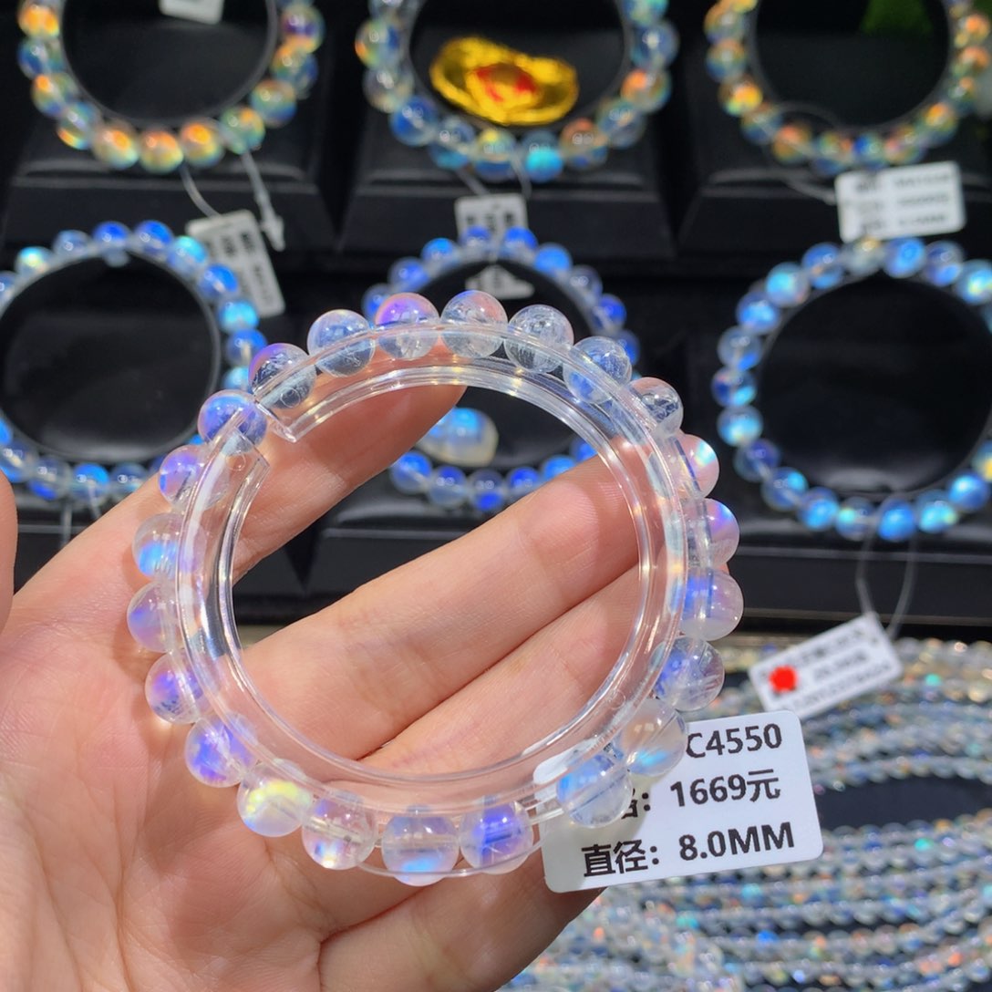 月光石手链未镶嵌SC4450#8.0mm