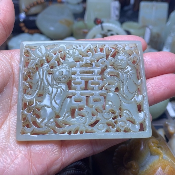 和田玉挂件未镶嵌