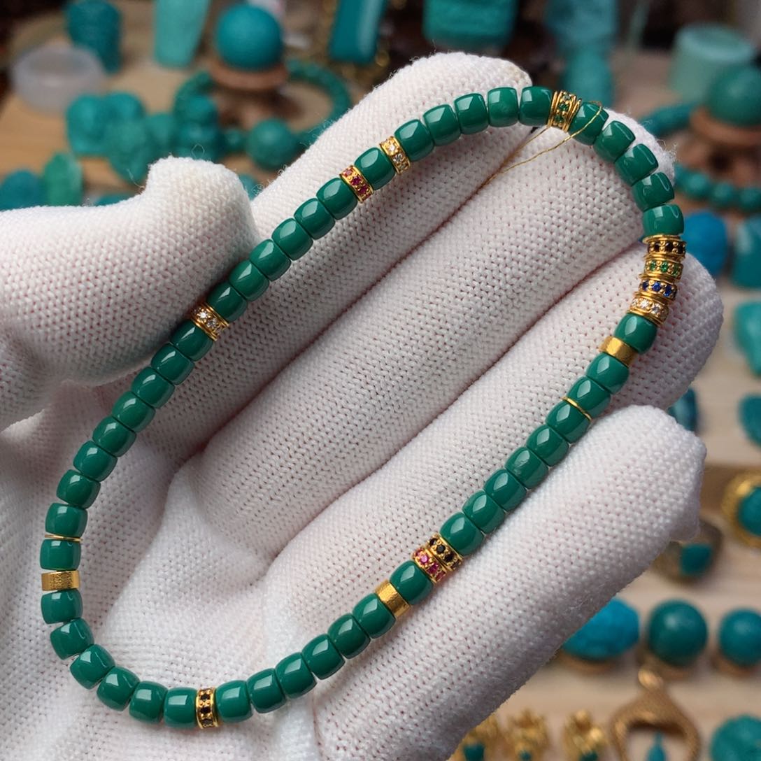 绿松石珠宝奇石未镶嵌