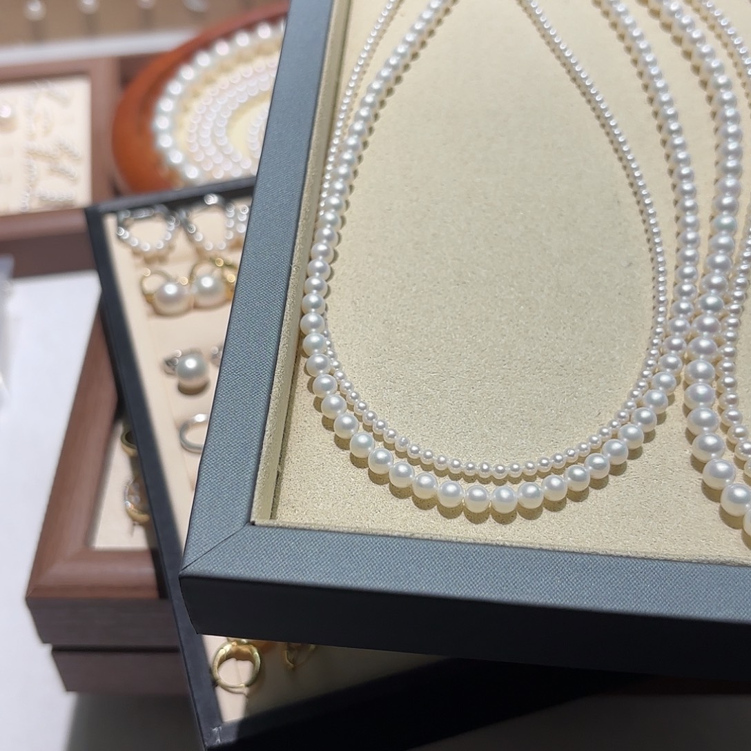 银S925镶嵌淡水珍珠颈饰