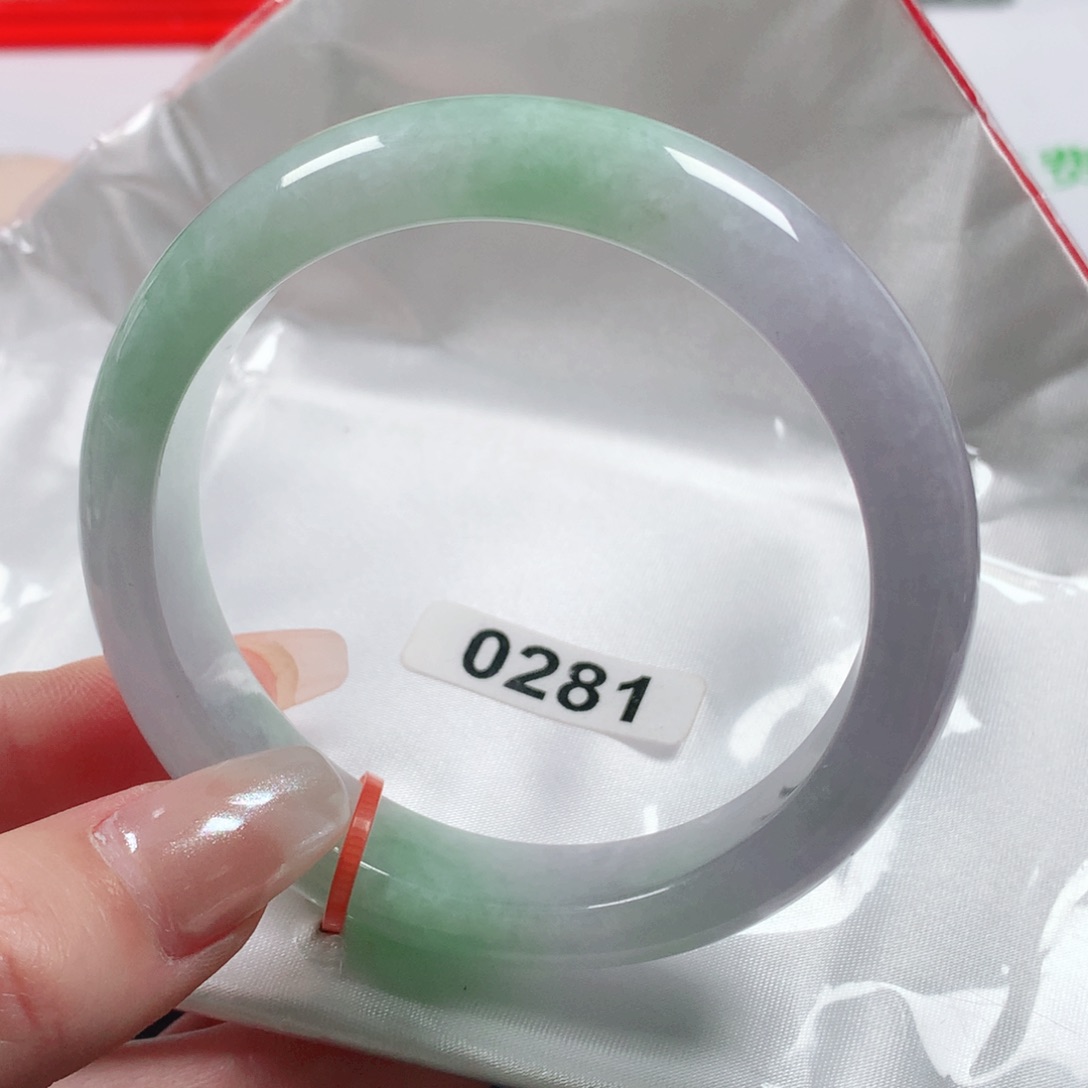 未镶嵌手镯翡翠天然翡翠手镯0281