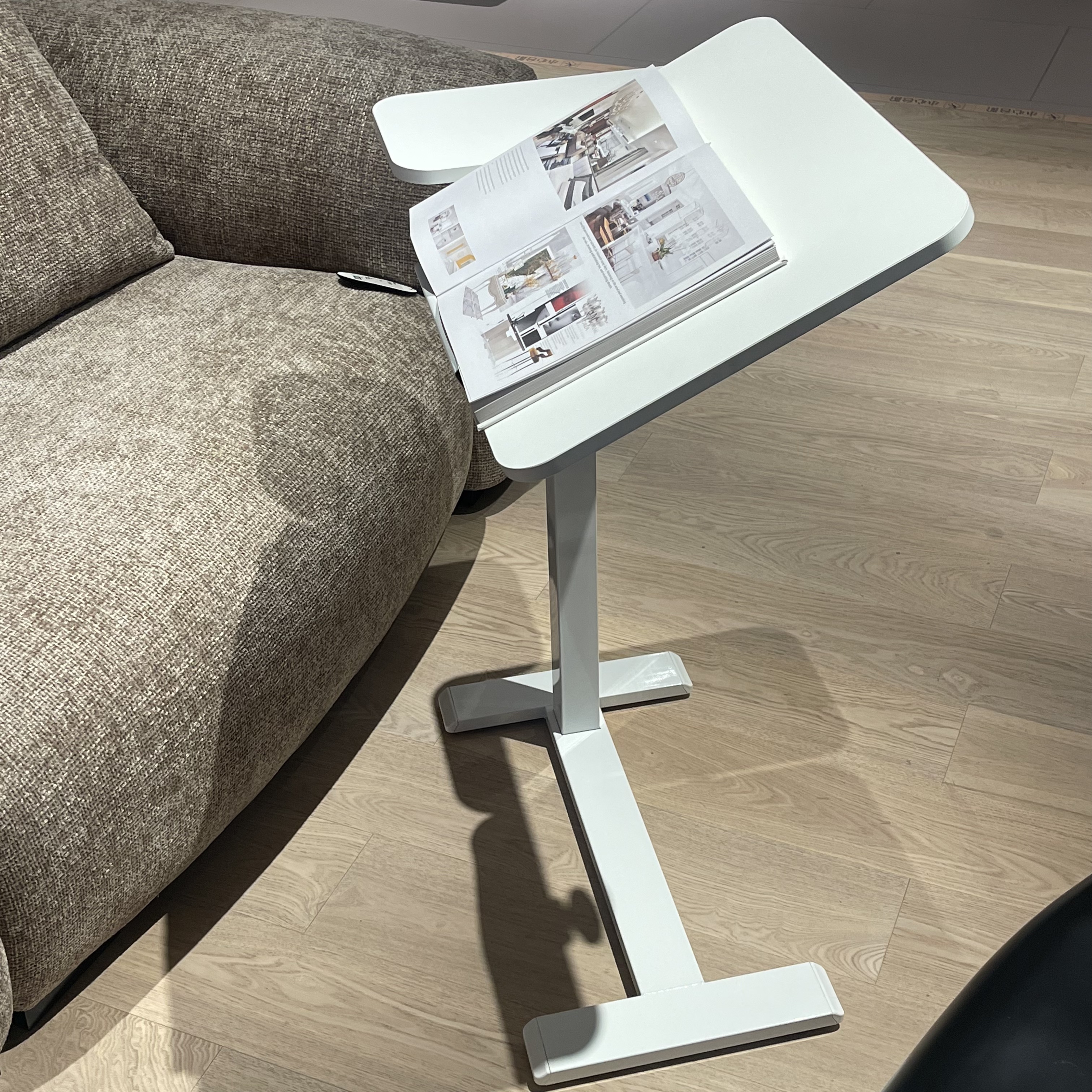 白掌柜【魔法边几】可移动升降电脑桌书桌家用折叠桌桌窄夹缝柜