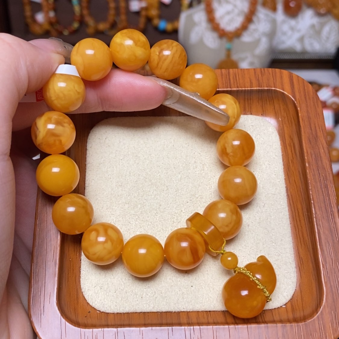 【闪购商品】手链蜜蜡未镶嵌手串