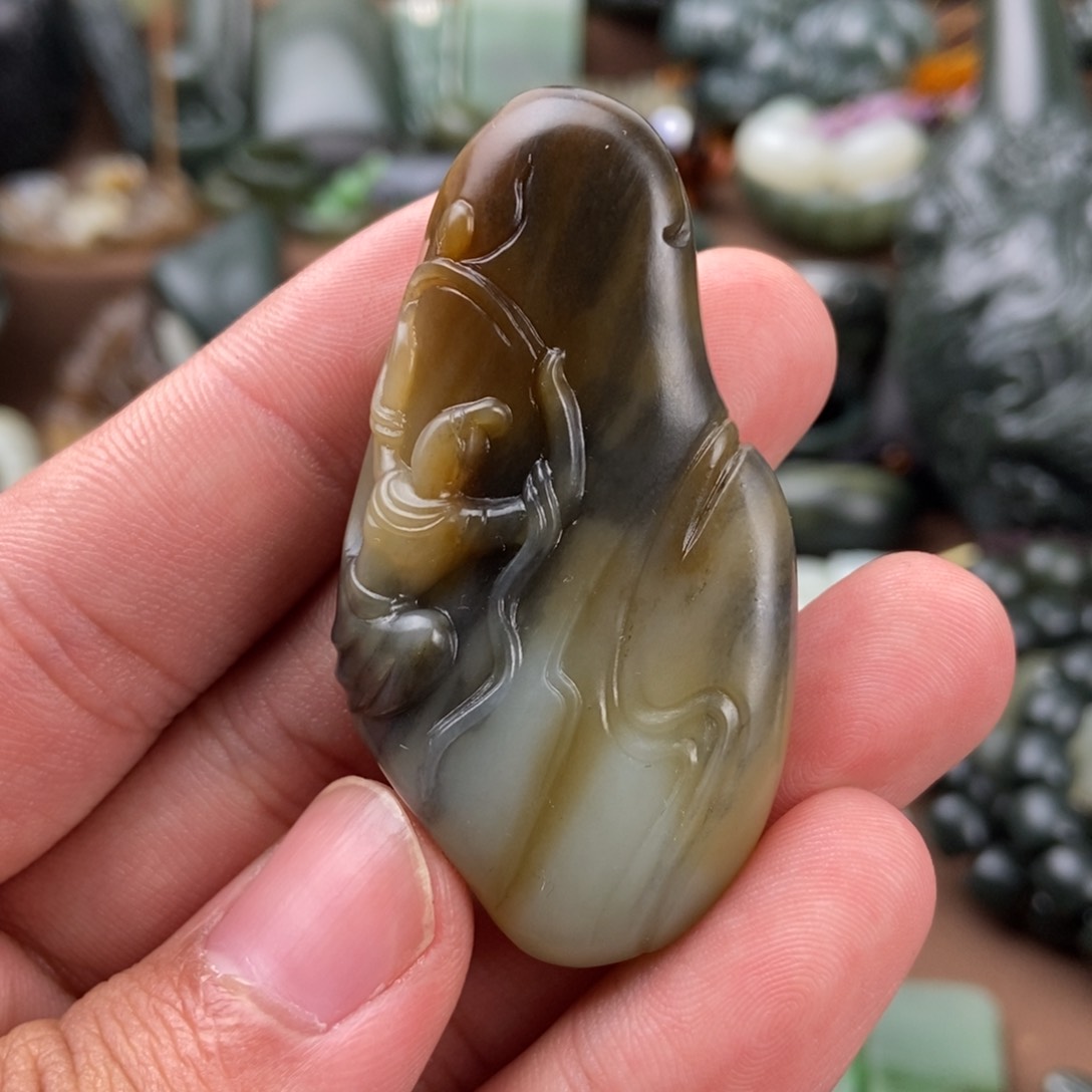 和田玉挂件未镶嵌