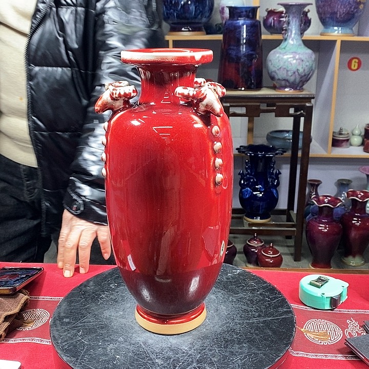瓶中国神垕精品钧瓷