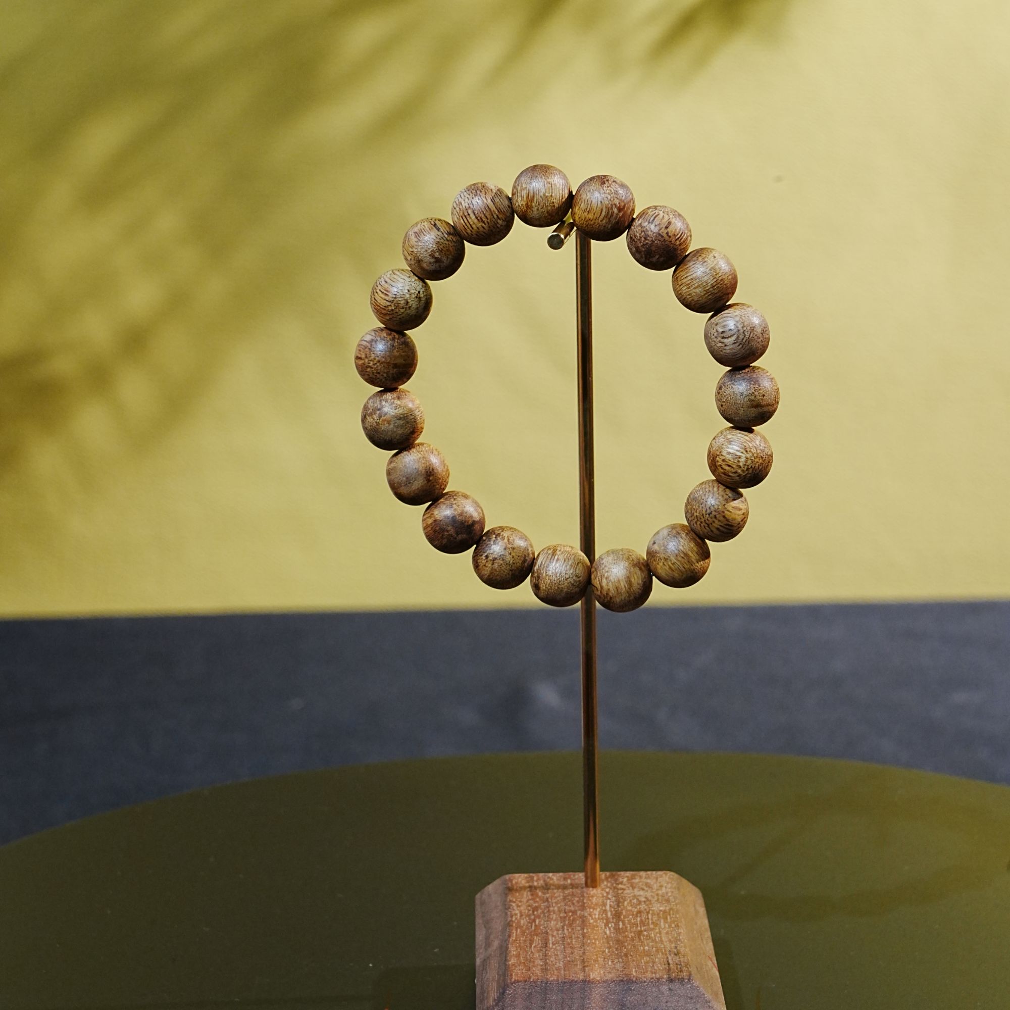 达拉干黄油虎斑 老料沉香手串 1.14cm 7.74g 250909020 C