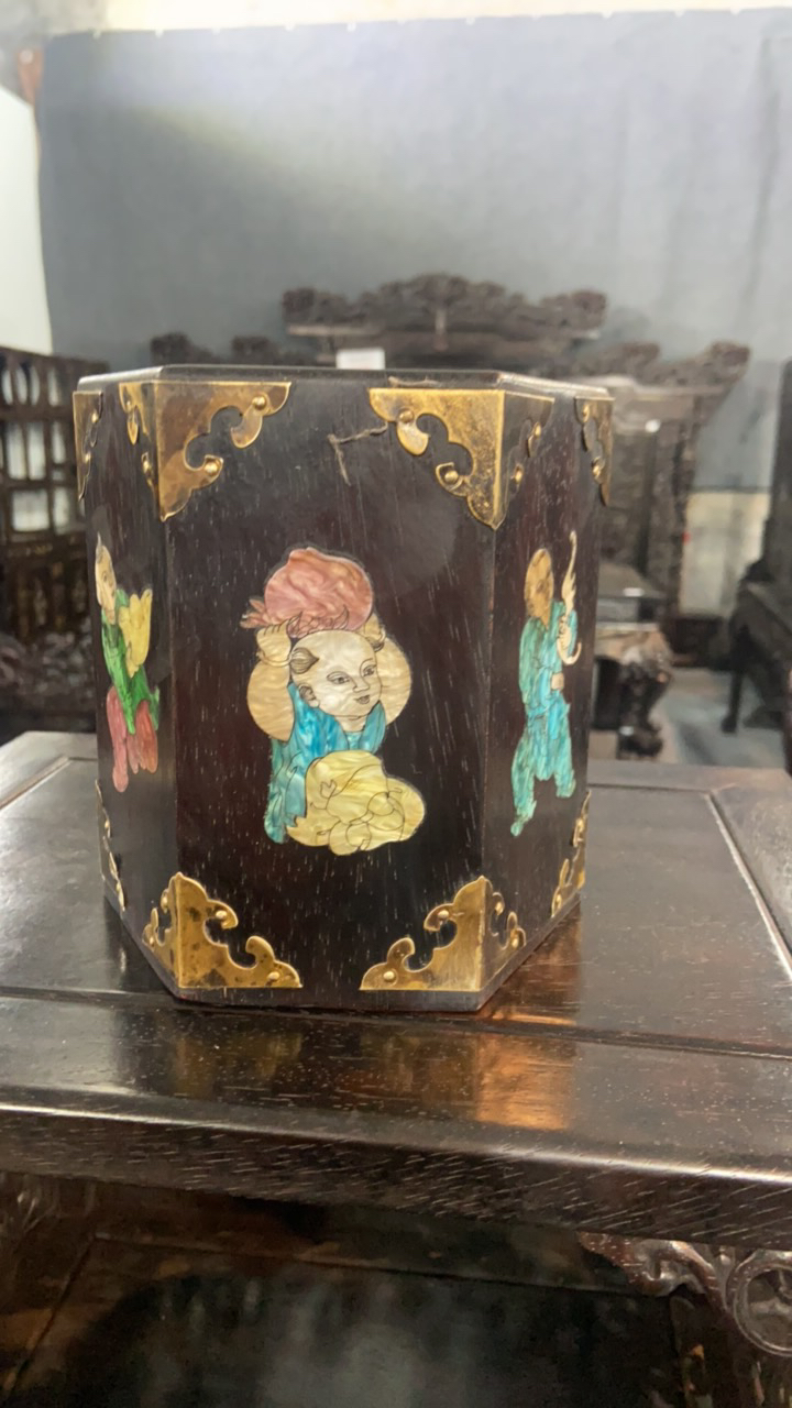 特色手工艺、木艺 五子笔筒 通用链接