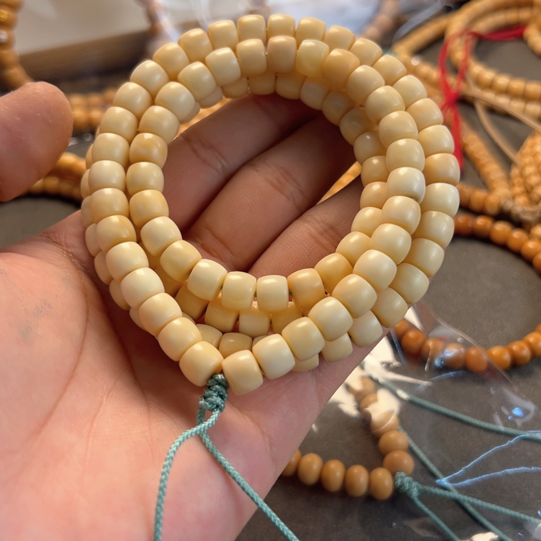 菩提根/象牙果吊坠龙脊9直切108