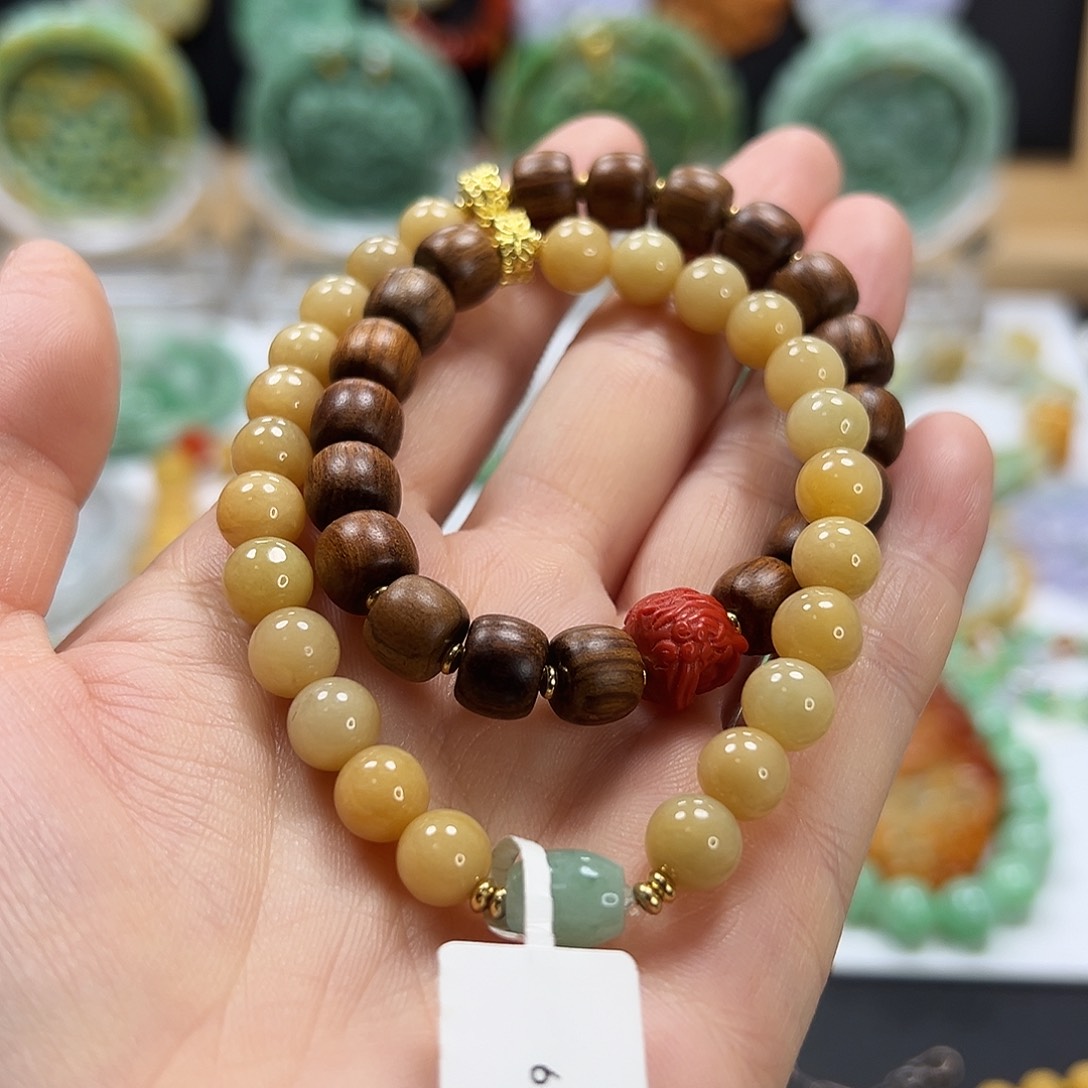 翡翠未镶嵌手链手串