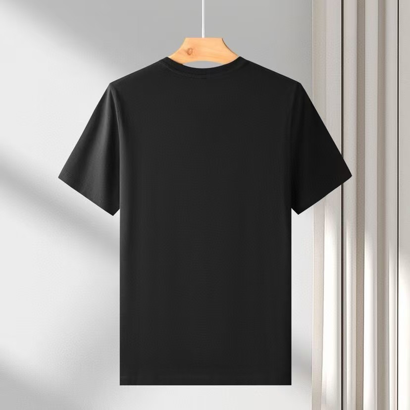 S纯棉透气落肩半袖男士运动休闲夏季