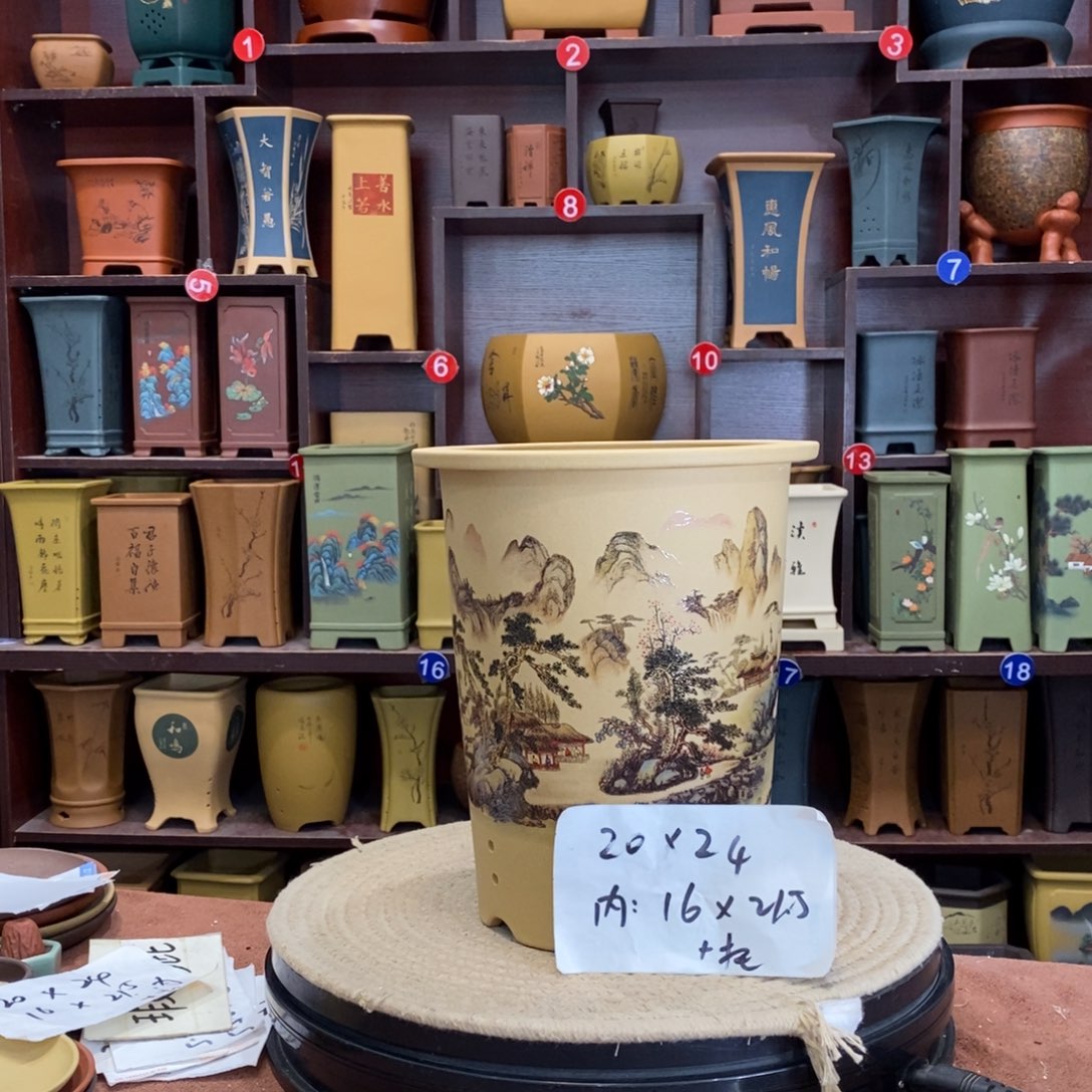 紫砂花盆紫砂花盆