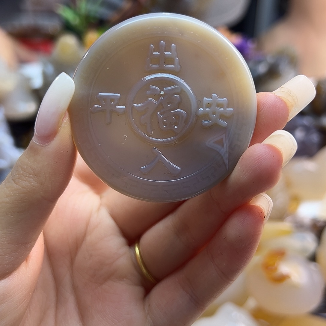 玛瑙/玉髓未镶嵌吊坠(不含链)