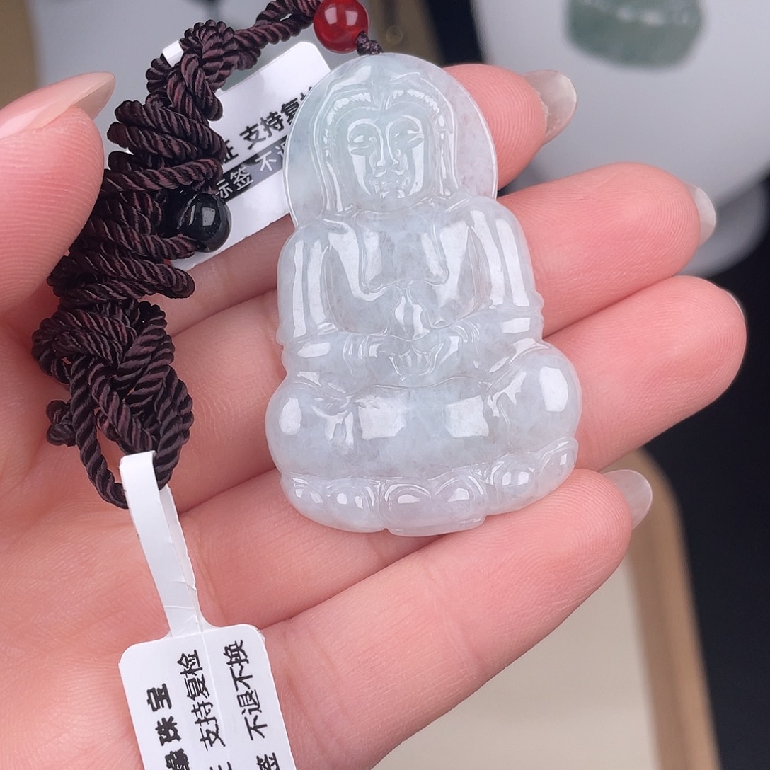 翡翠未镶嵌颈饰zw003