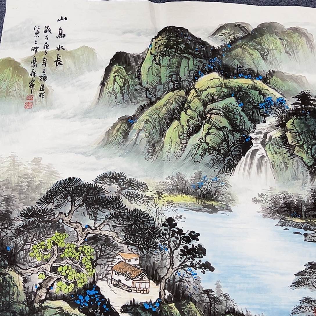 国画事事顺心如意万事如意