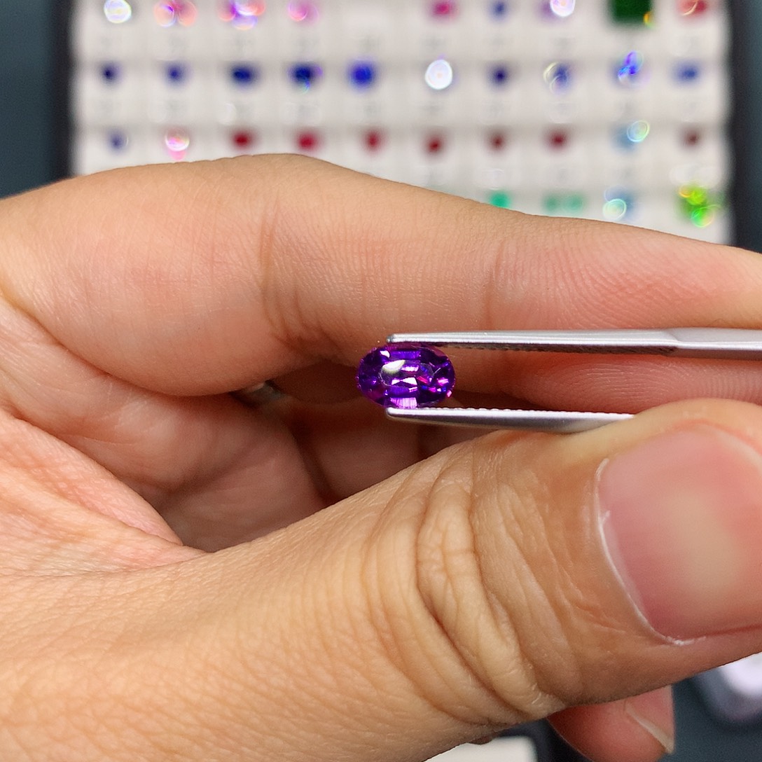 彩色蓝宝石裸石未镶嵌✨**✨1.15克拉无烧