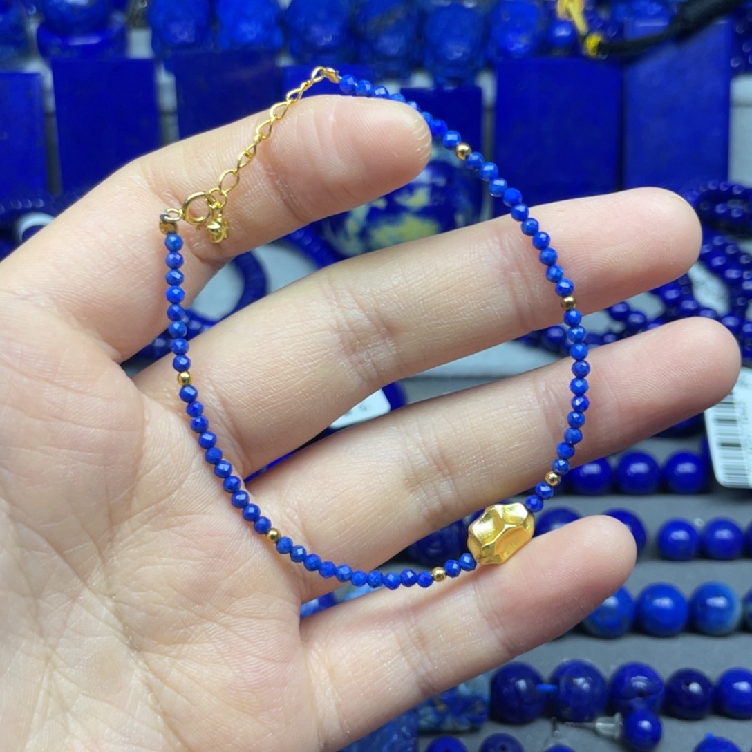 青金石未镶嵌手串