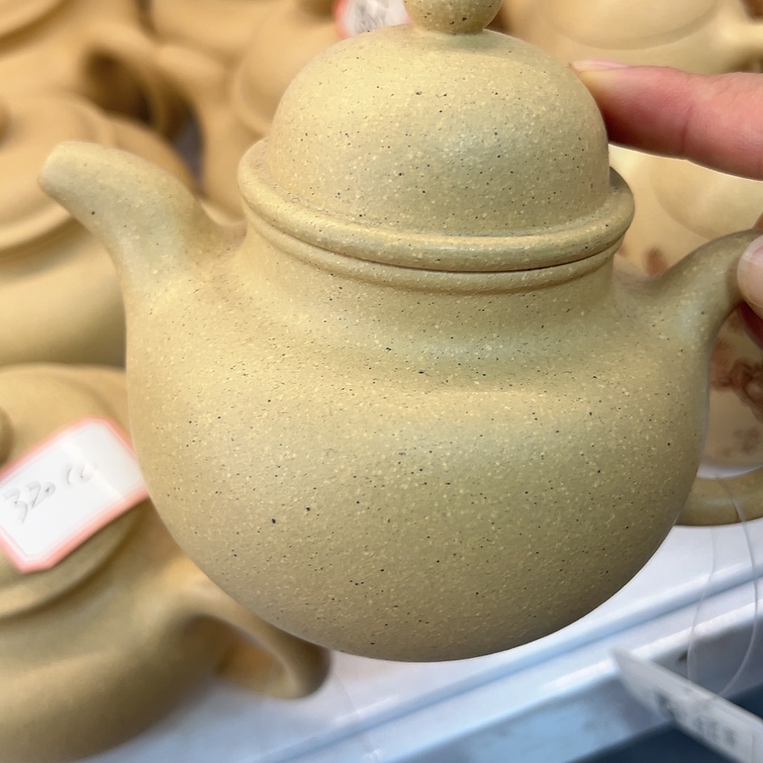 紫砂茶壶黄龙山原矿本绿330