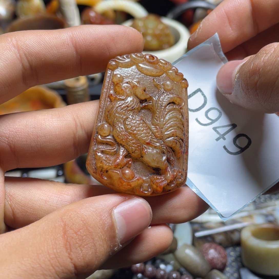 和田玉（糖玉）挂件未镶嵌