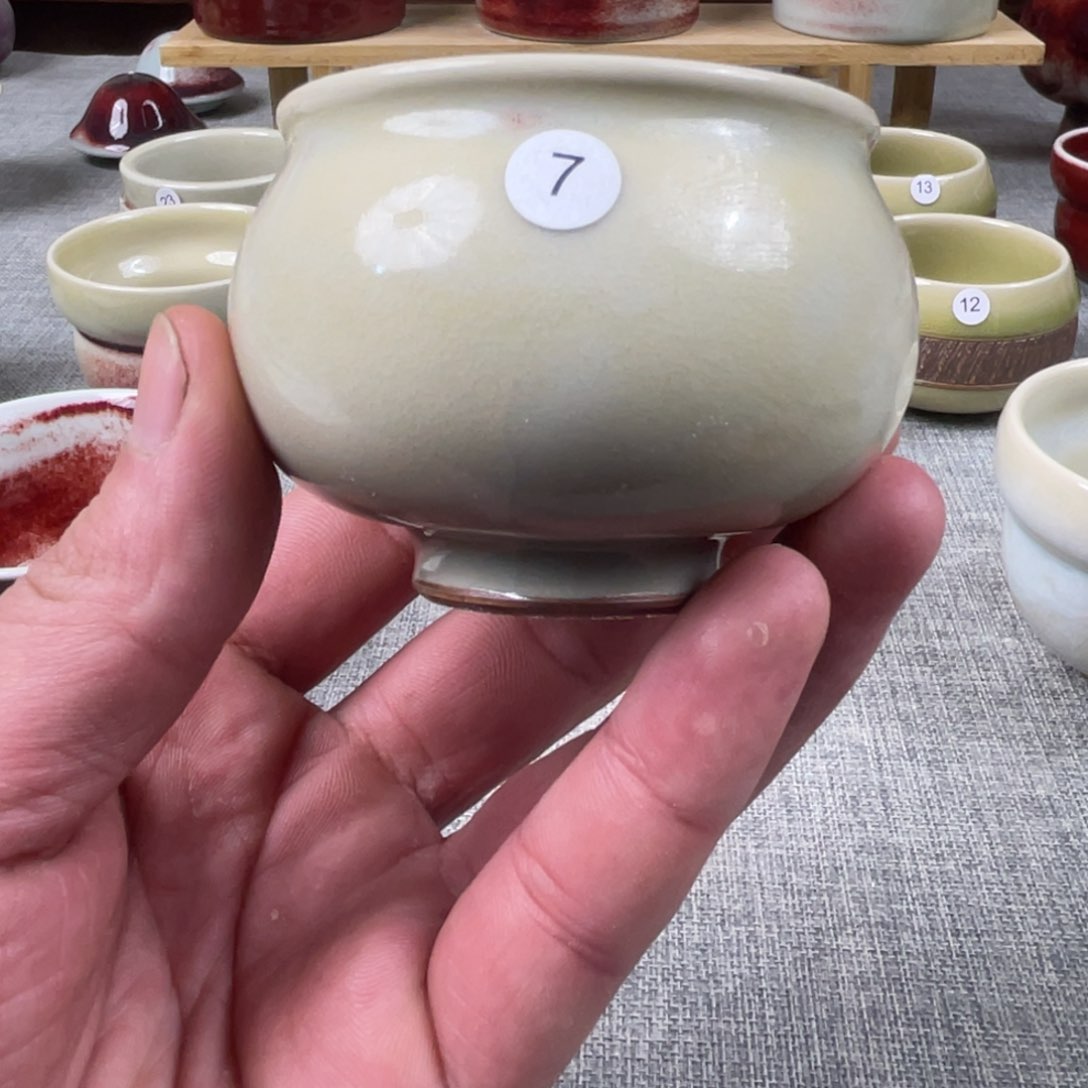 瓷片微微瑕……纯手工制作