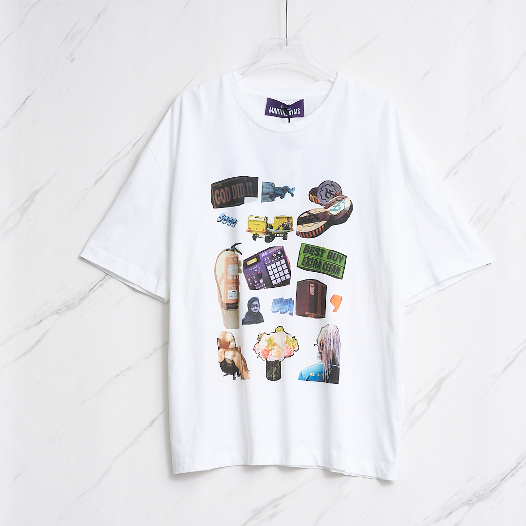 全新未使用  Etudes男士艺术印花T恤/ETBU00056