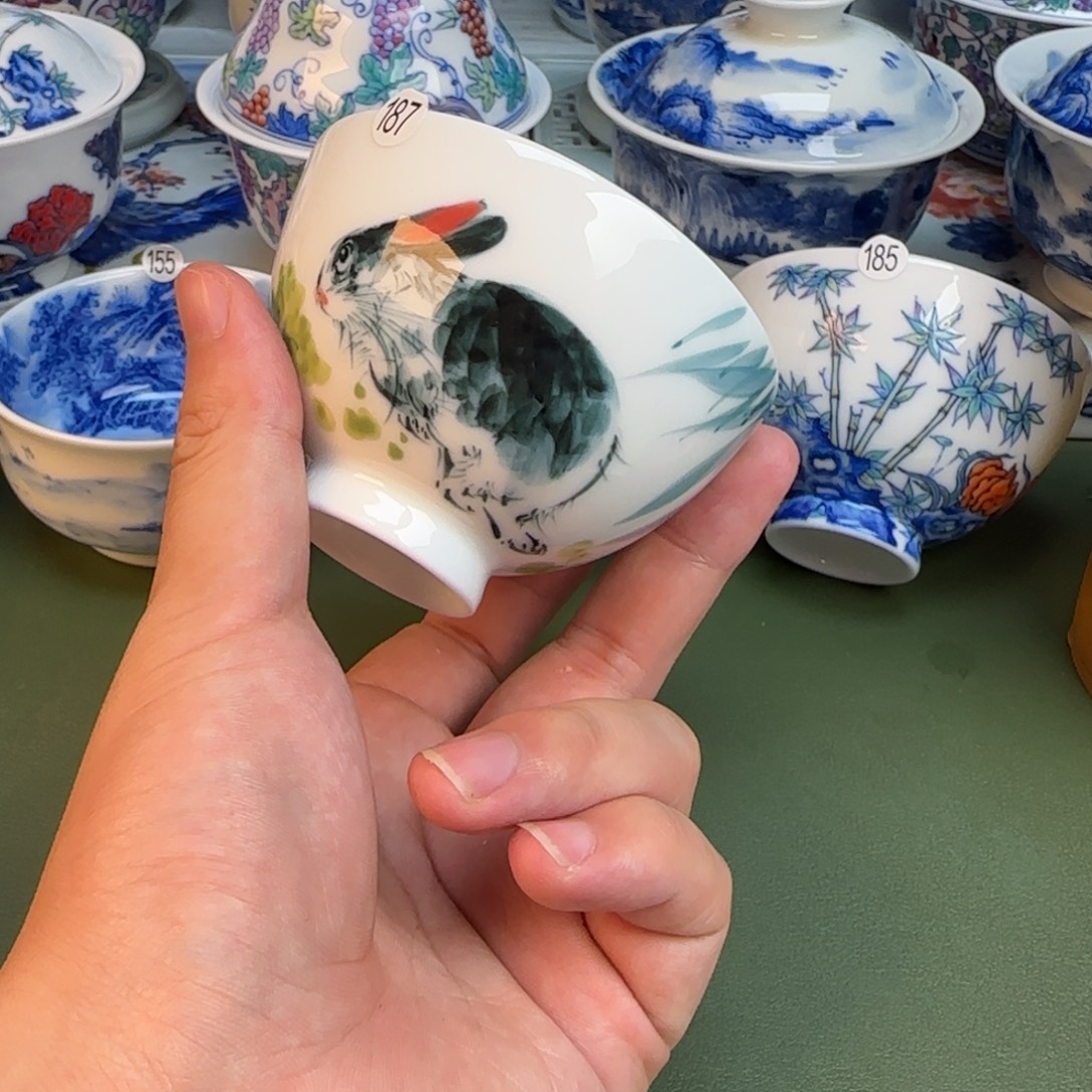 彦祖纯手工手绘茶具187