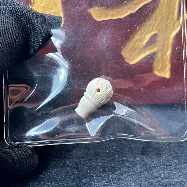 43b松山天然猛犸牙莲花三通 可搭配手串DIY支持复检