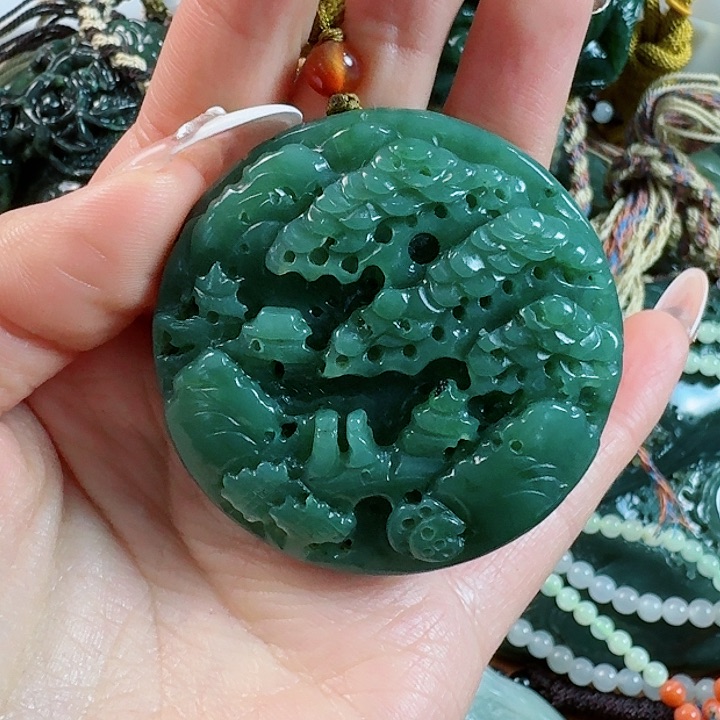 和田玉挂件未镶嵌