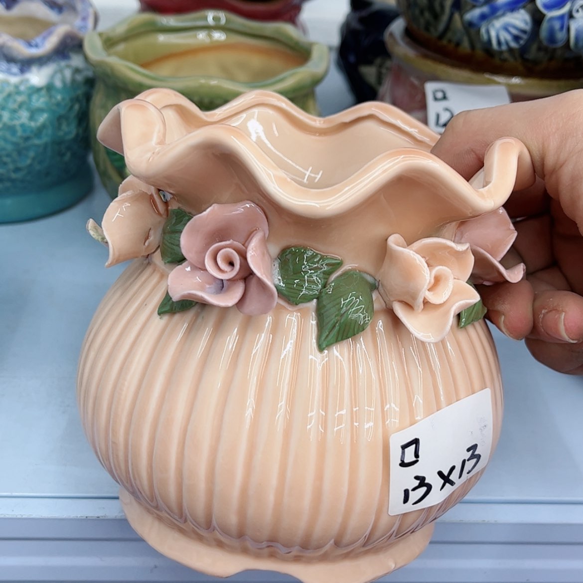 【闪购商品】陶瓷多肉绿植陶瓷花盆