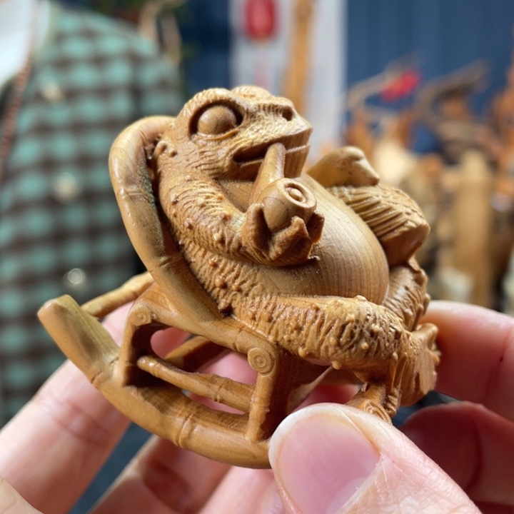 柏木（崖柏）手把件