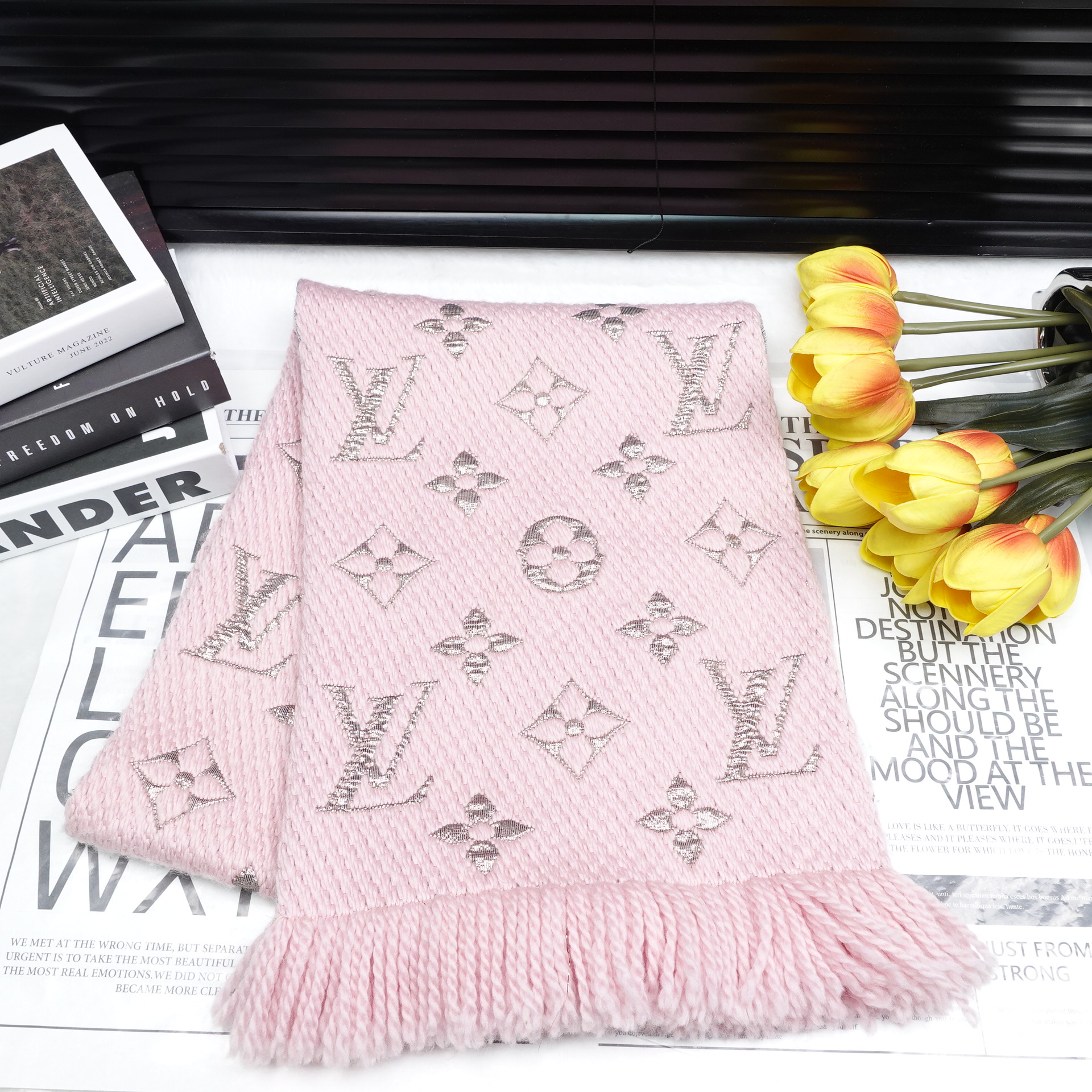 95新 LouisVuitton/路易威登 围巾/T10213095