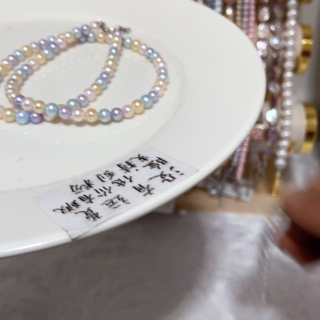 淡水珍珠颈饰合金