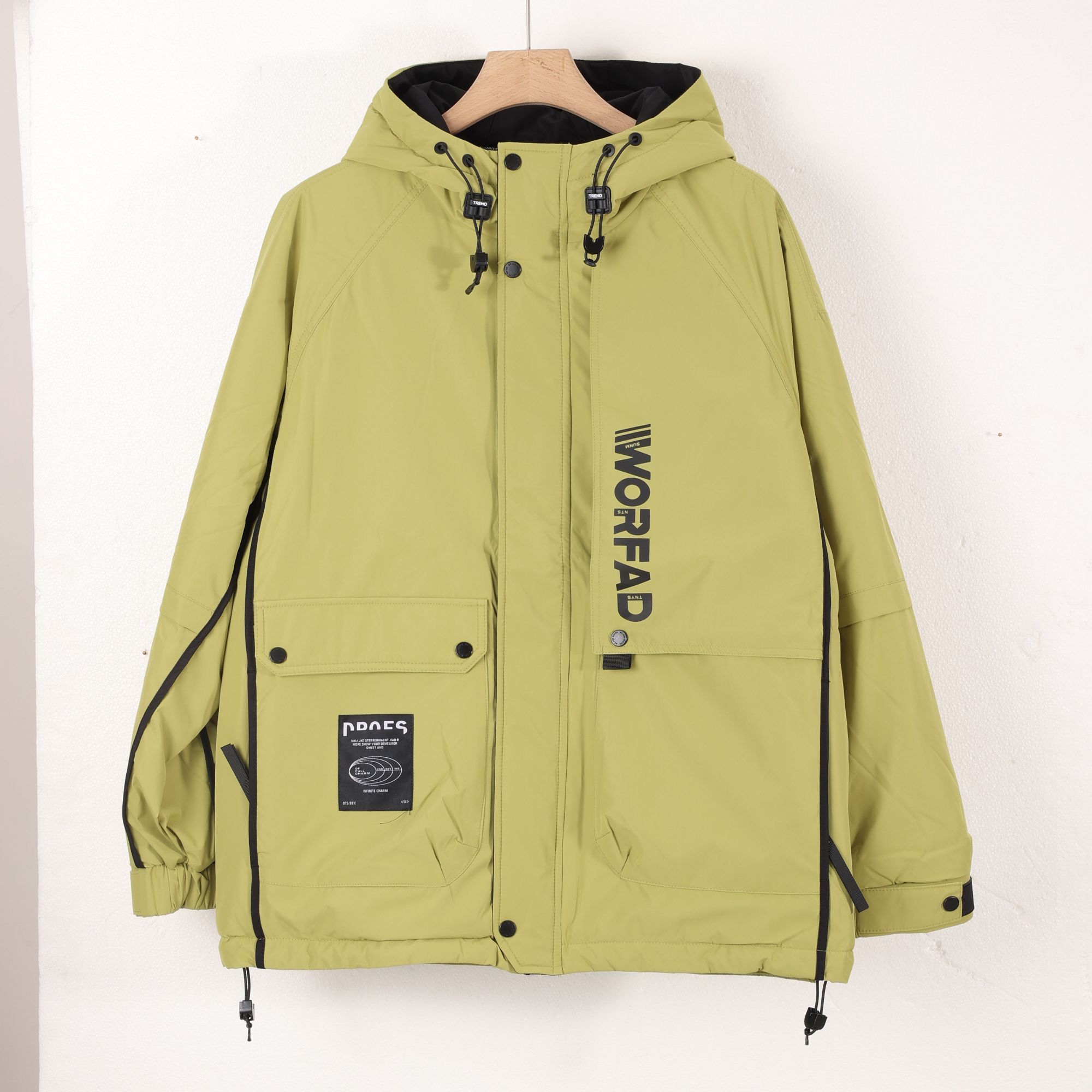 【冯漂亮甄选】M462时尚潮流休闲百搭个性棉衣