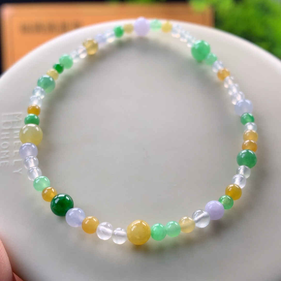 翡翠未镶嵌手链卡3～5.5