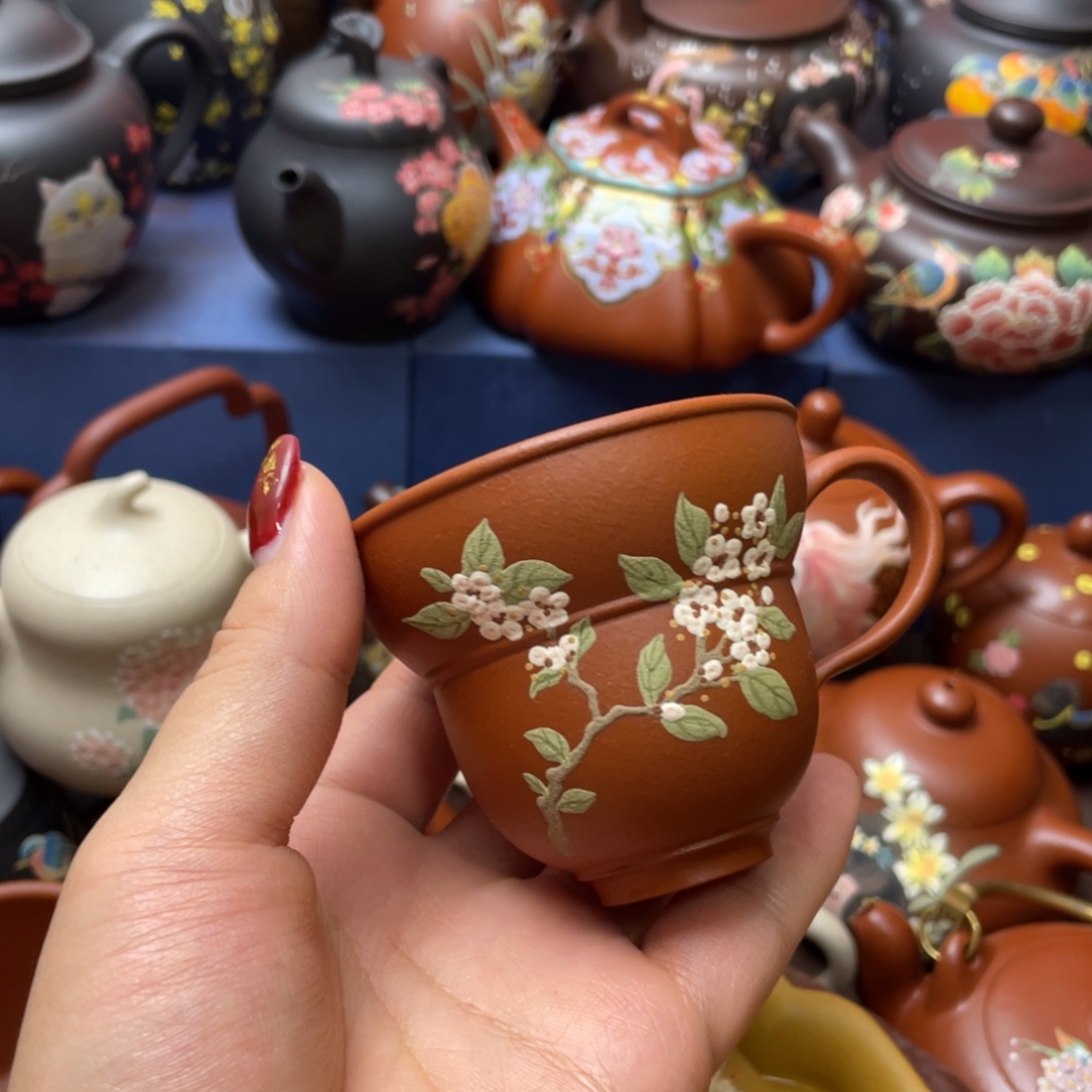 茶杯紫砂紫砂主人杯100cx