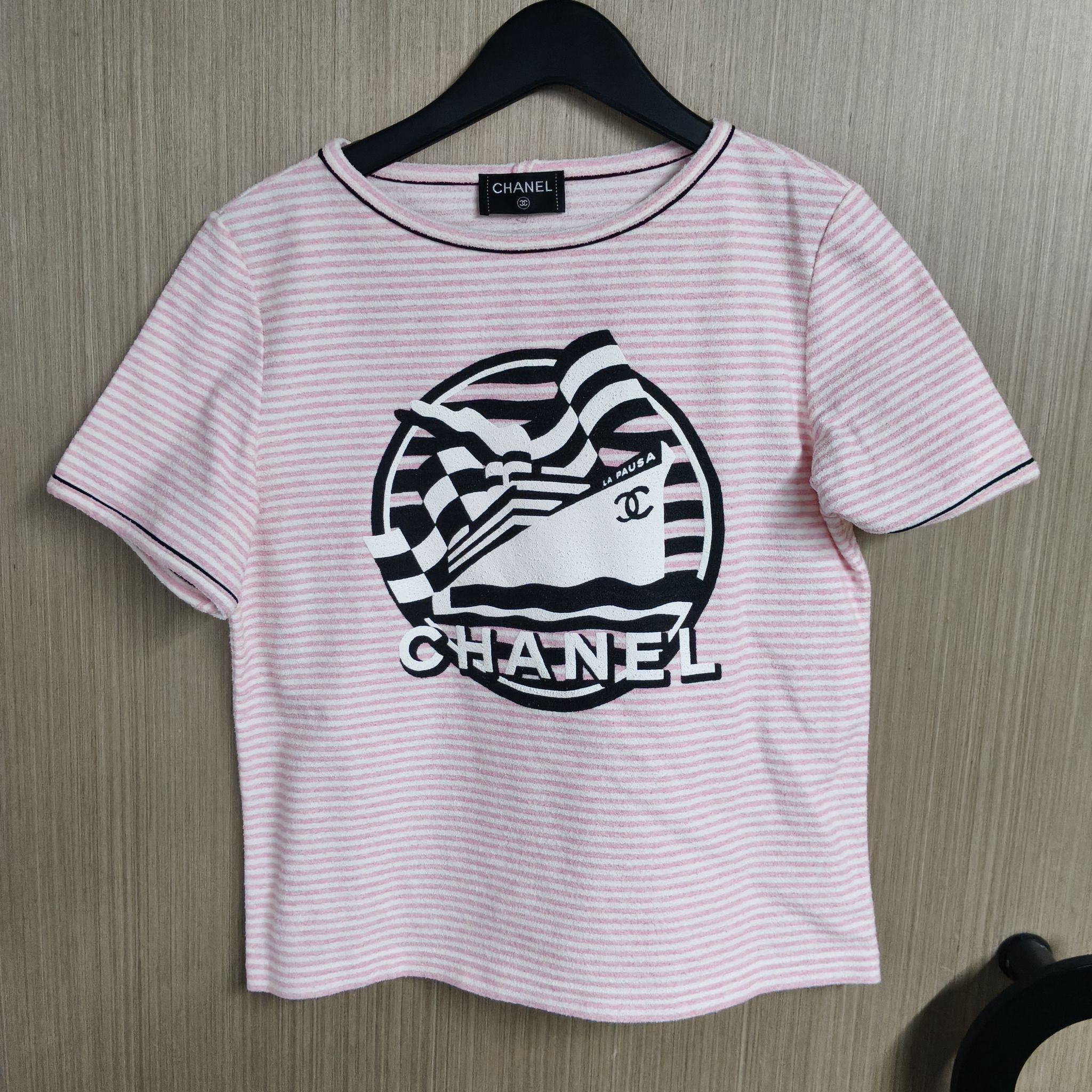 95新 Chanel/香奈儿 麦殿/短袖粉色36码/251218TLLFDA5