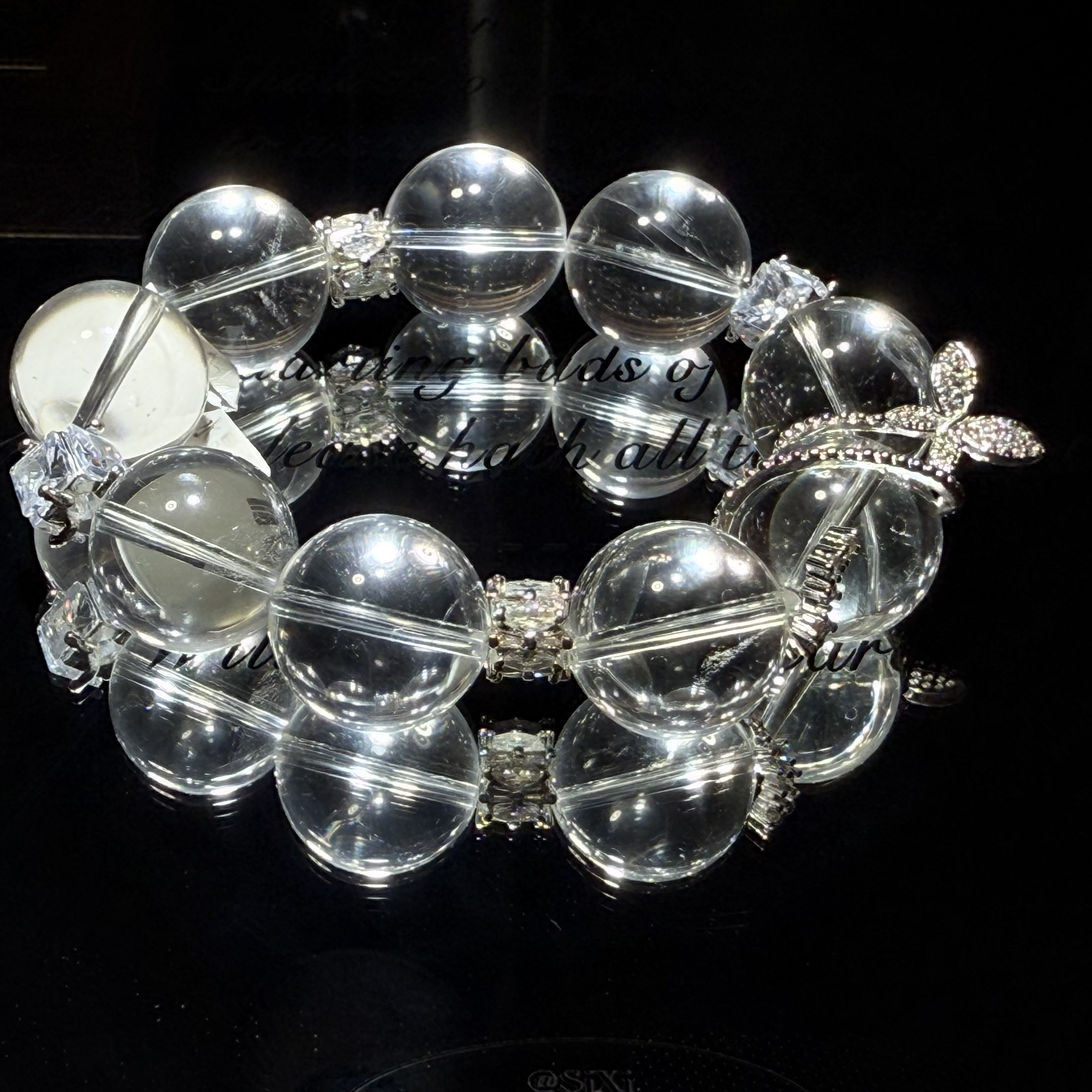 「白泡泡」全系——天然水晶手串