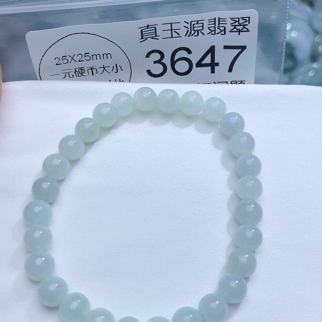 翡翠颈饰未镶嵌3647。