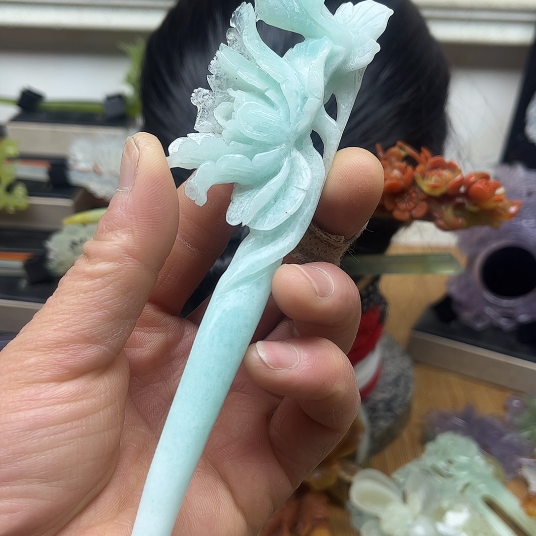 蛇纹石玉未镶嵌天然岫玉