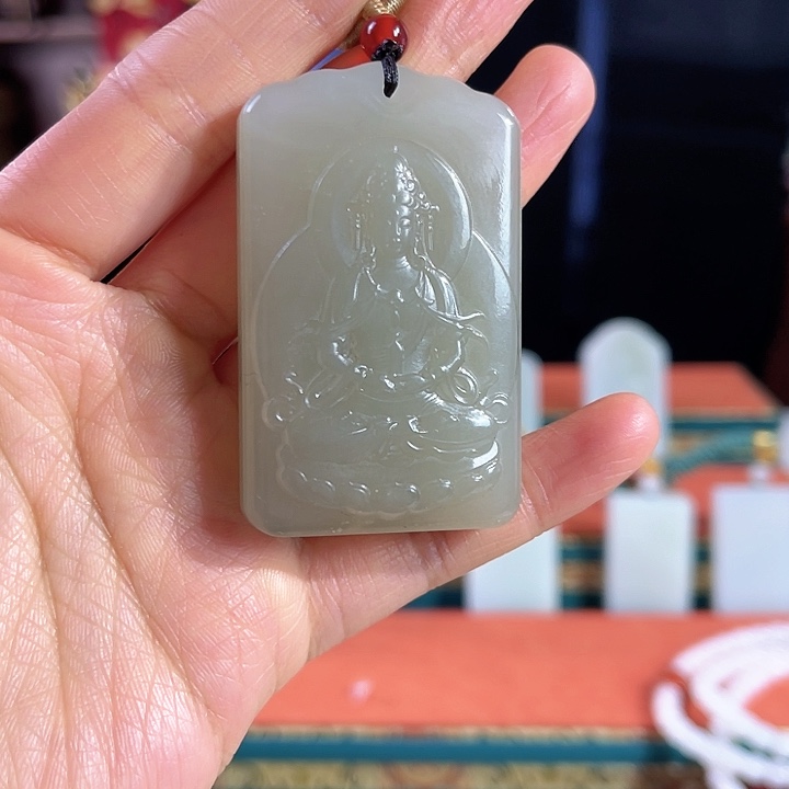 和田玉吊坠未镶嵌