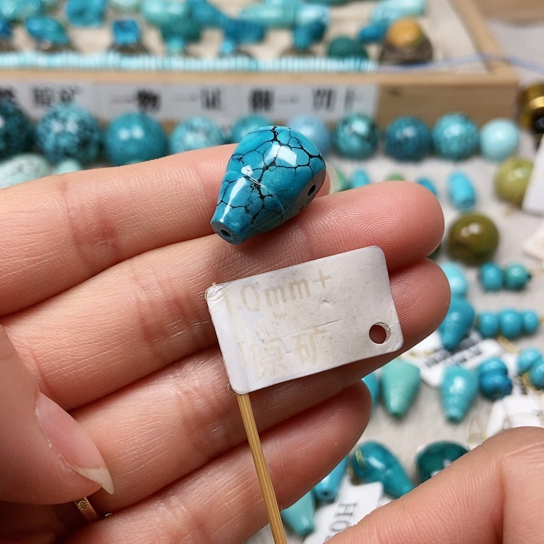 未镶嵌绿松石珠宝半成品