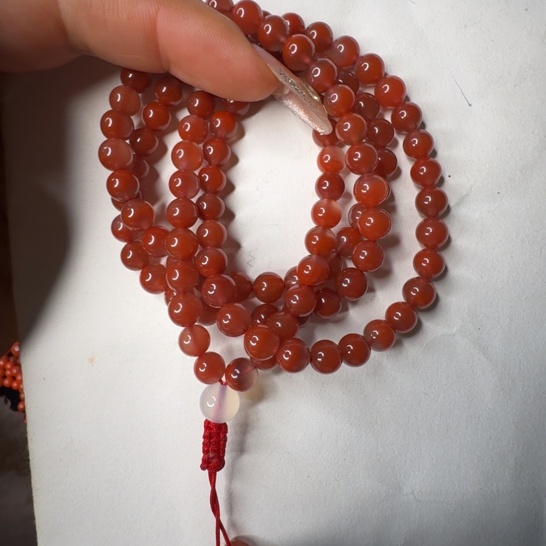 南红玛瑙未镶嵌手串