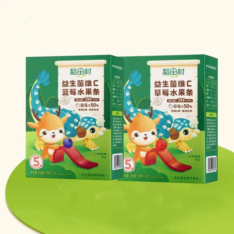 【到手2盒】稻田 益生菌维C水果条 水果糕