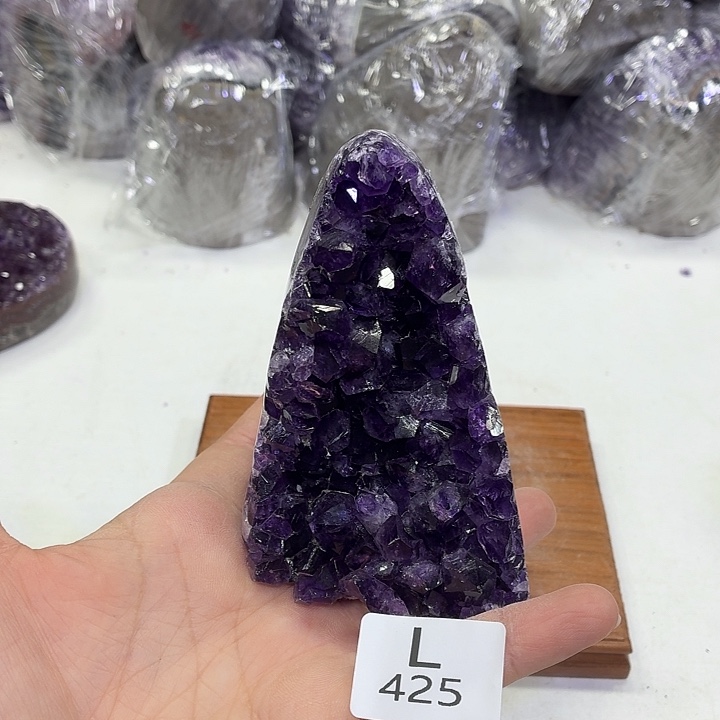 未镶嵌水晶摆件天然紫水晶