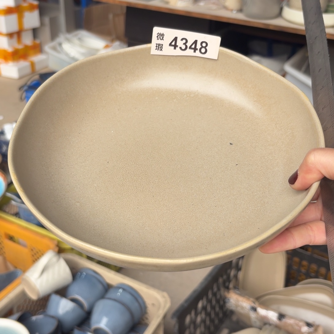 陶瓷4348 微瑕陶瓷餐具1个